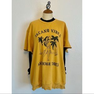 Lucky Brand Oversized Graphic Tee